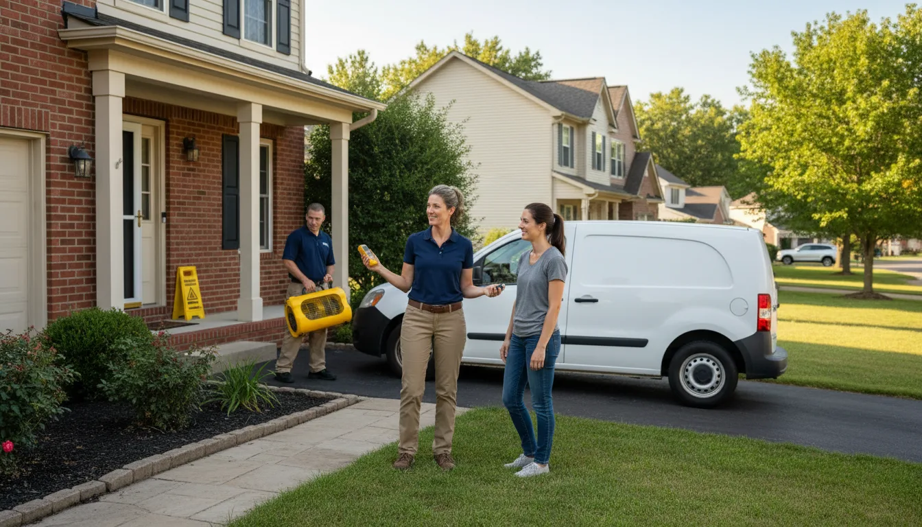 Water restoration image for Home Water Damage Repair in Stokesdale, NC